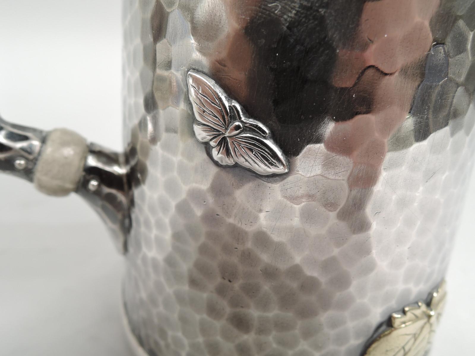 Tiffany Japonesque Mixed Metal Dragonfly Coffeepot  1