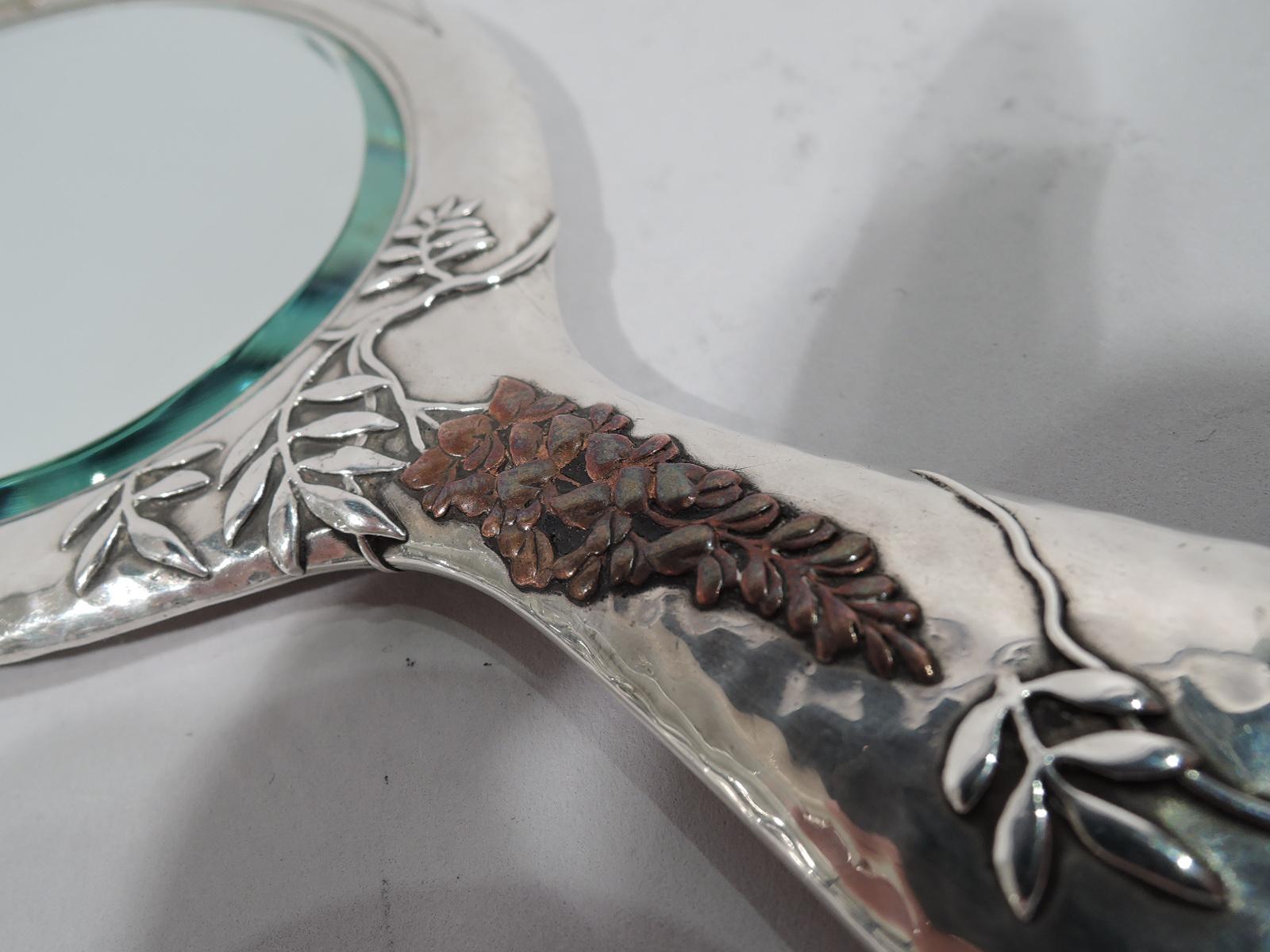 butterfly hand mirror