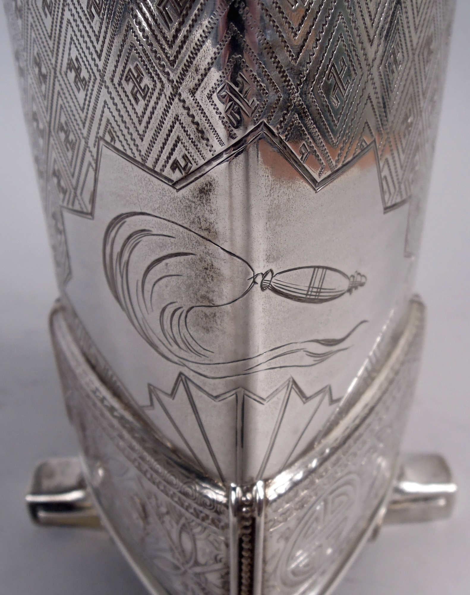 Tiffany Japonesque Sterling Silber Vase mit frühen Union Square Marke im Angebot 1