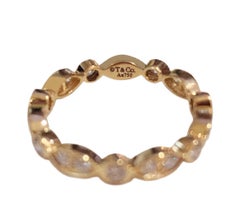 Tiffany Jazz Band Ring In 18k Rose Gold With Diamonds