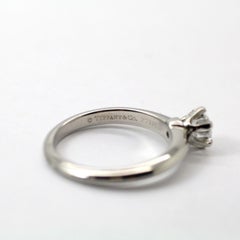 Tiffany & Co. Knife Edge Solitaire Round Diamond .64pts G VS2