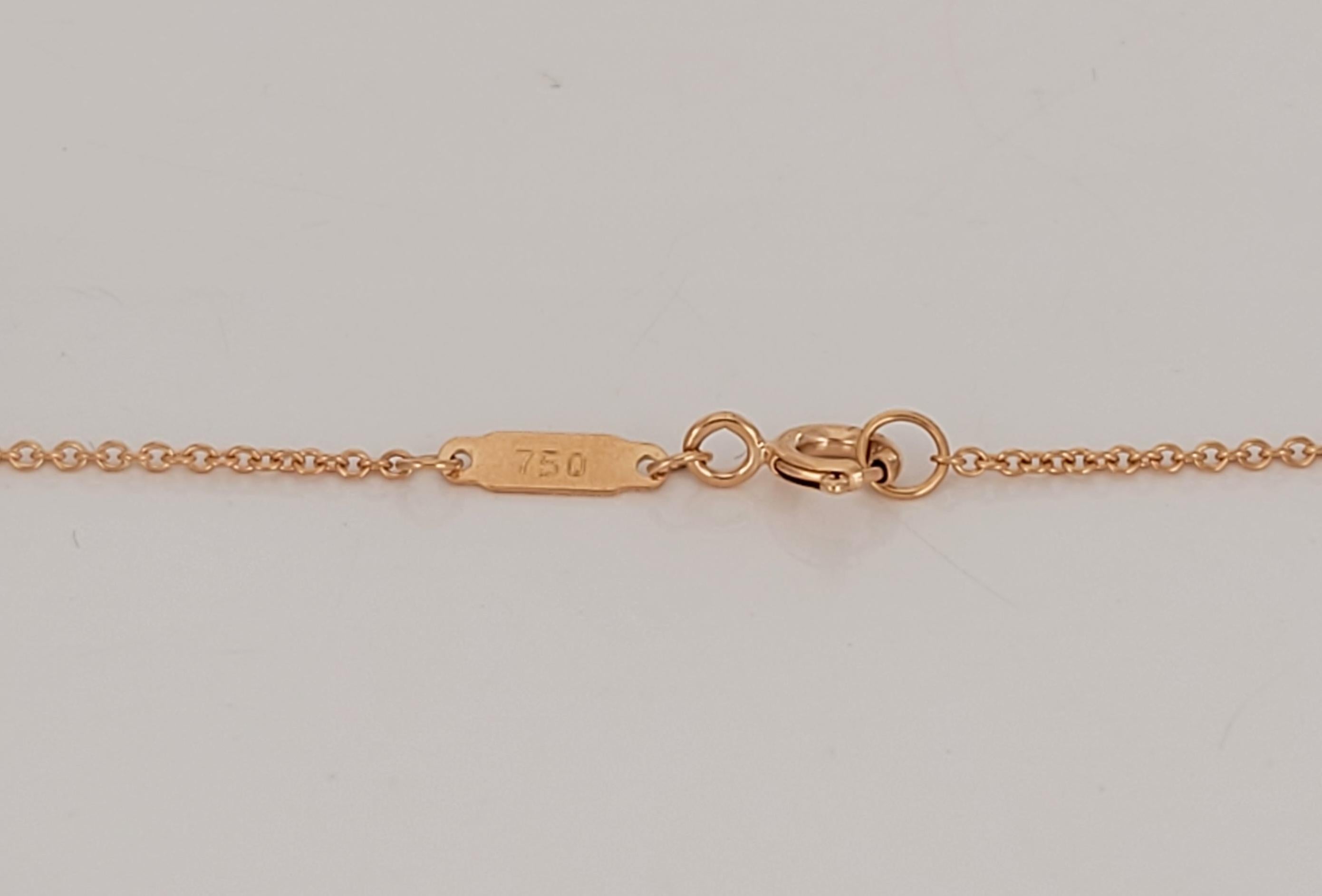 tiffany gold knot necklace