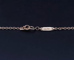 Tiffany Knot Pendant in Yellow Gold with Diamonds 18K Yellow Gold