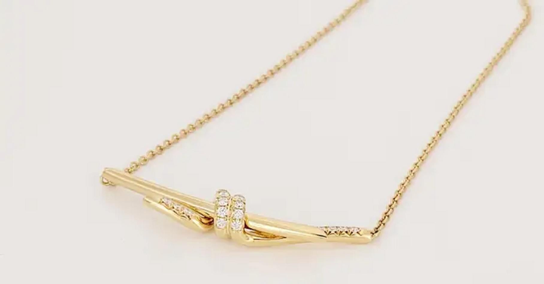 knot necklace tiffany