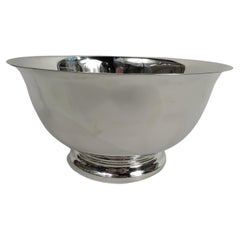 Tiffany Large and Traditional Sterling Silver Revere Trophy Bowl