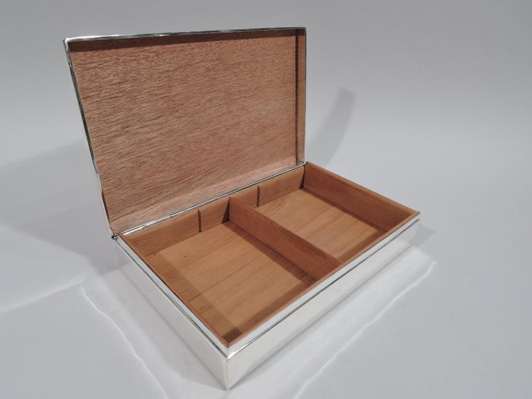 Tiffany and Co. Large and Heavy Sterling Silver Desk Box For Sale at ...