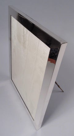 Tiffany Large Modern Sterling Silver Picture Frame