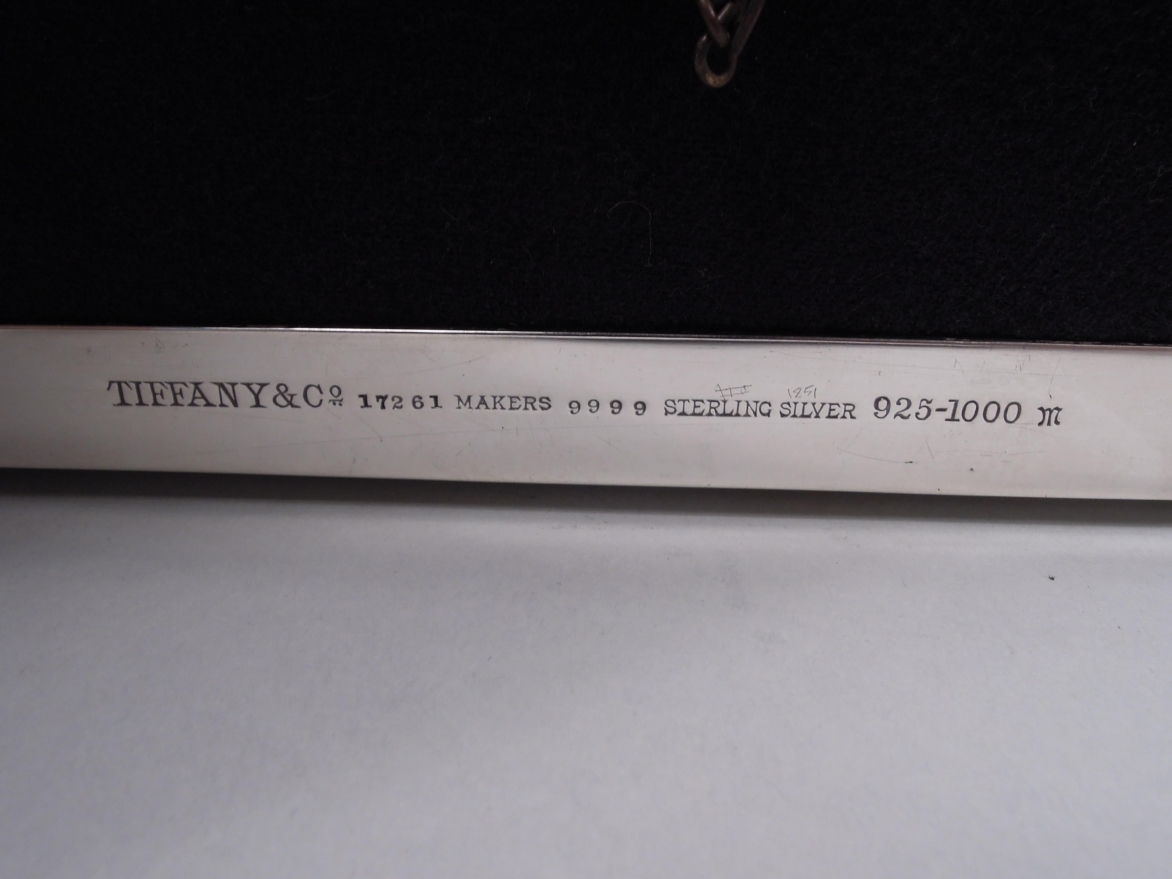 Marco moderno Tiffany grande de plata de ley siglo XX en venta