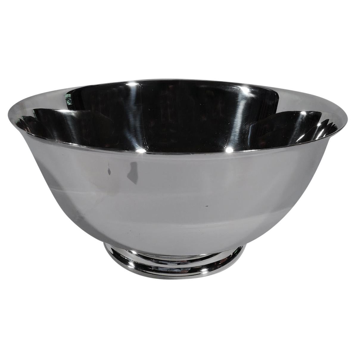 Tiffany Large and Modern Sterling Silver Showcase-Quality Trophy Bowl