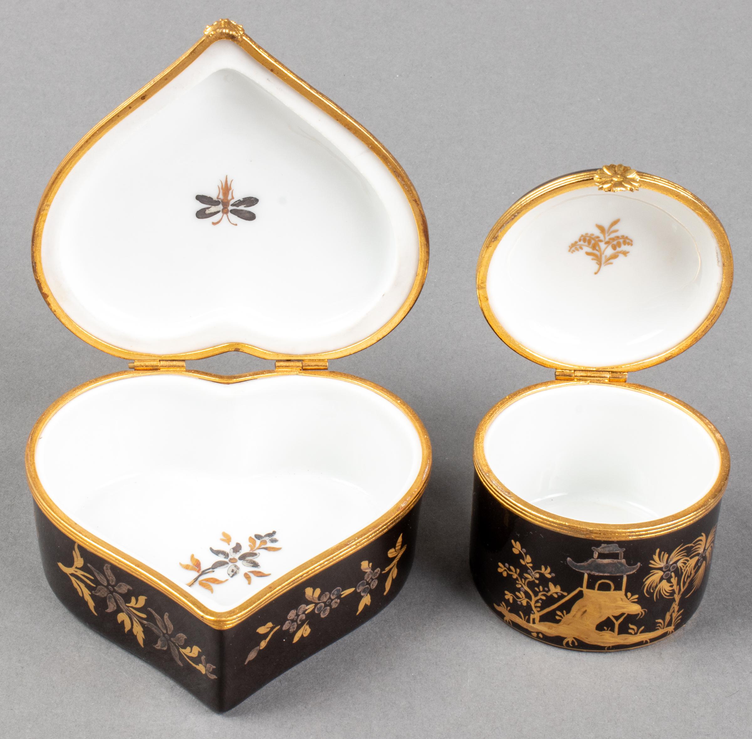 Tiffany Le Tallec French Porcelain Chinoiserie Boxes 7