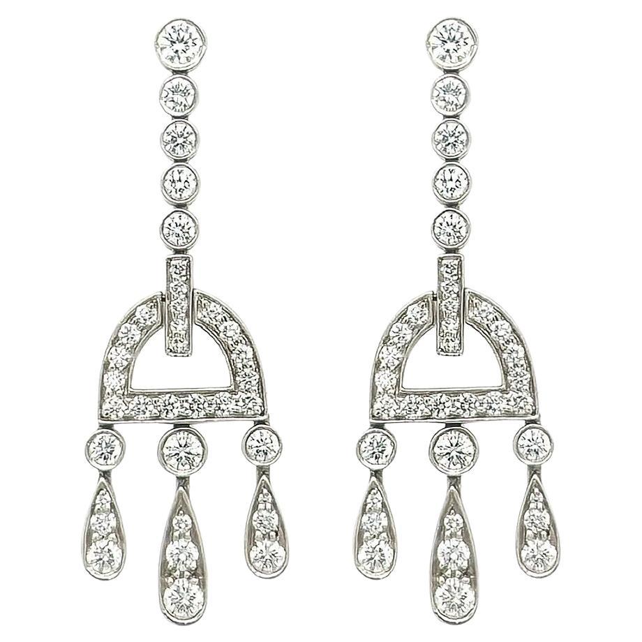 TIFFANY "Legacy" Platinum Diamond Earrings