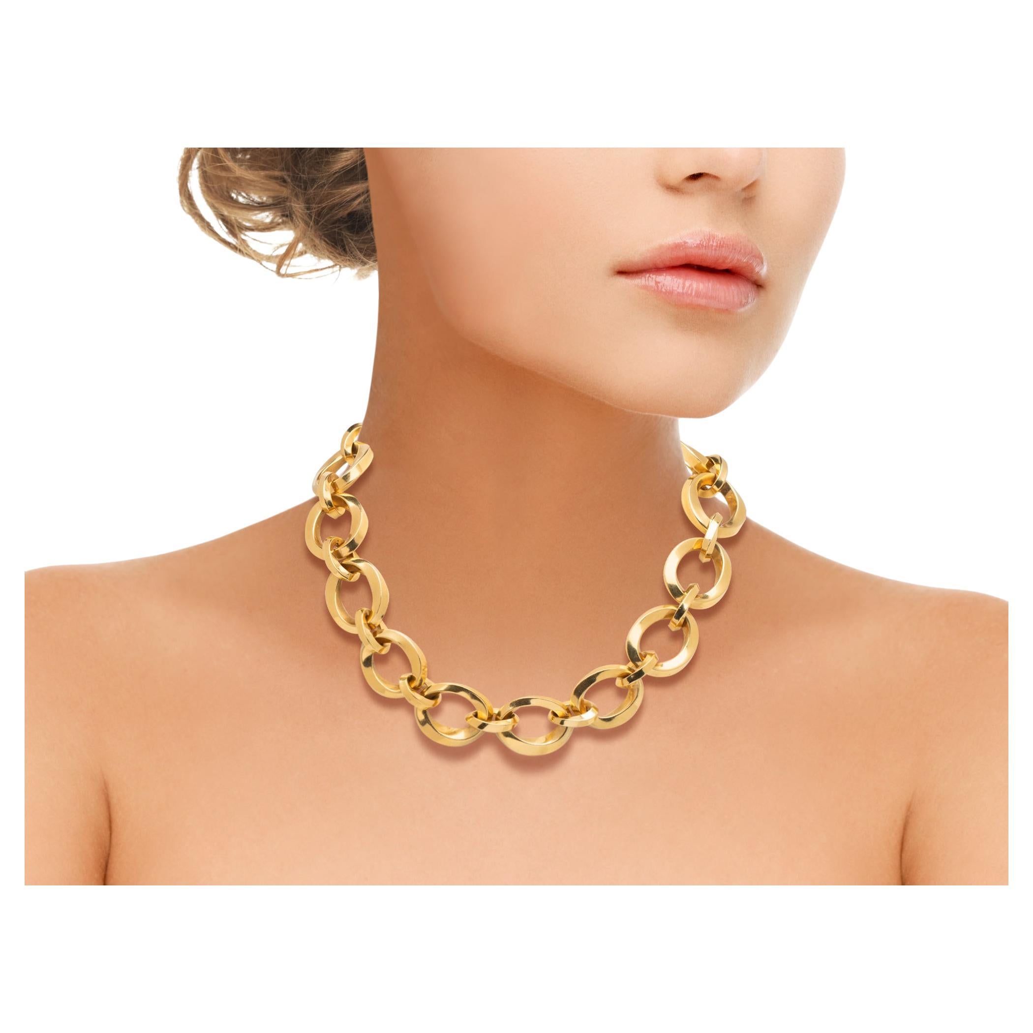 Tiffany Link Necklace In condizioni buone in vendita a San Antonio, TX