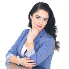 Tiffany Lock and Key Gold Charm Bracelet