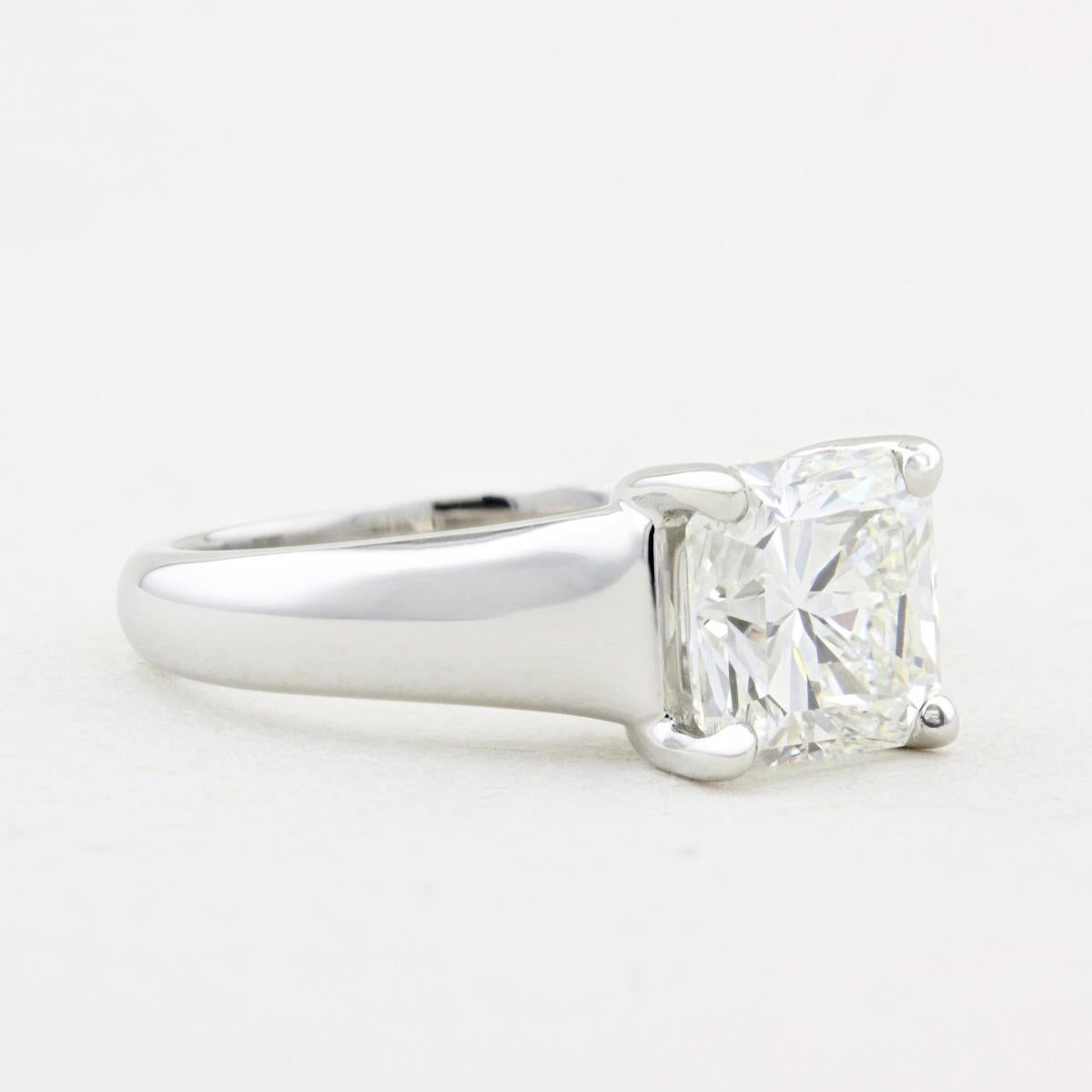 Tiffany Lucida 2.63ct Diamond Solitaire Ring Excellent état - En vente à London, GB