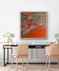 Nach den Starlings, Landschaftskunst, abstrakte Kunst, Originalkunst
