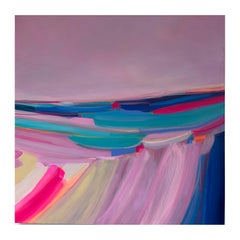 Joyful Horizons, original painting, abstract, landscape, contemporary art