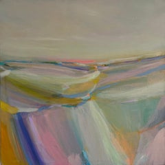 Sky Beyond, pintura original, abstracto, paisaje, arte contemporáneo