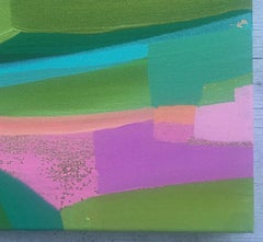 Original abstraktes Gemälde "Summer Zing" von Tiffany Lynch