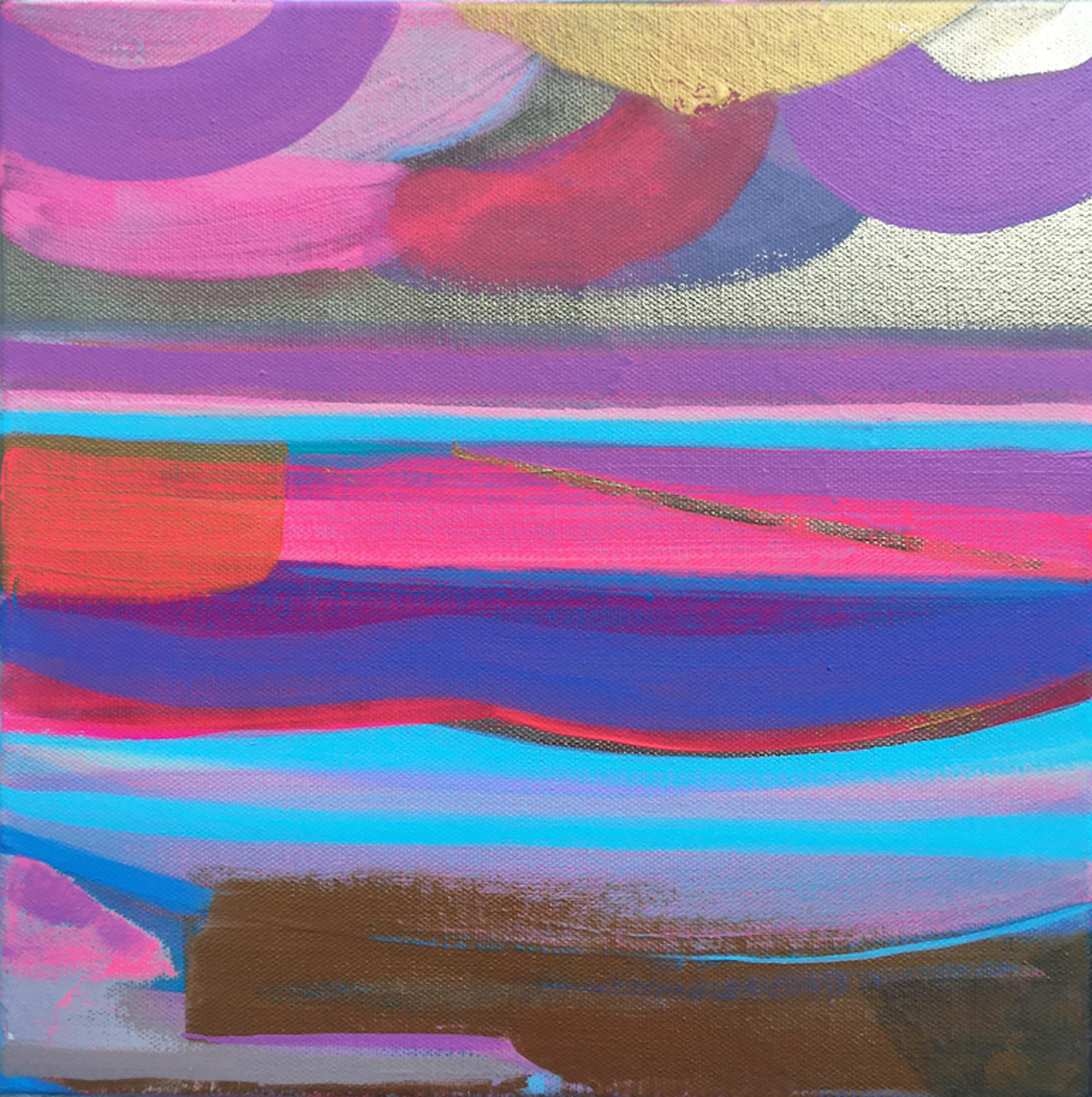 Tiffani Lynch Abstract Painting - Wave Watcher