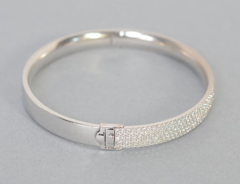 Tiffany and Co. Metro Diamond Bangle Bracelet For Sale at 1stDibs ...