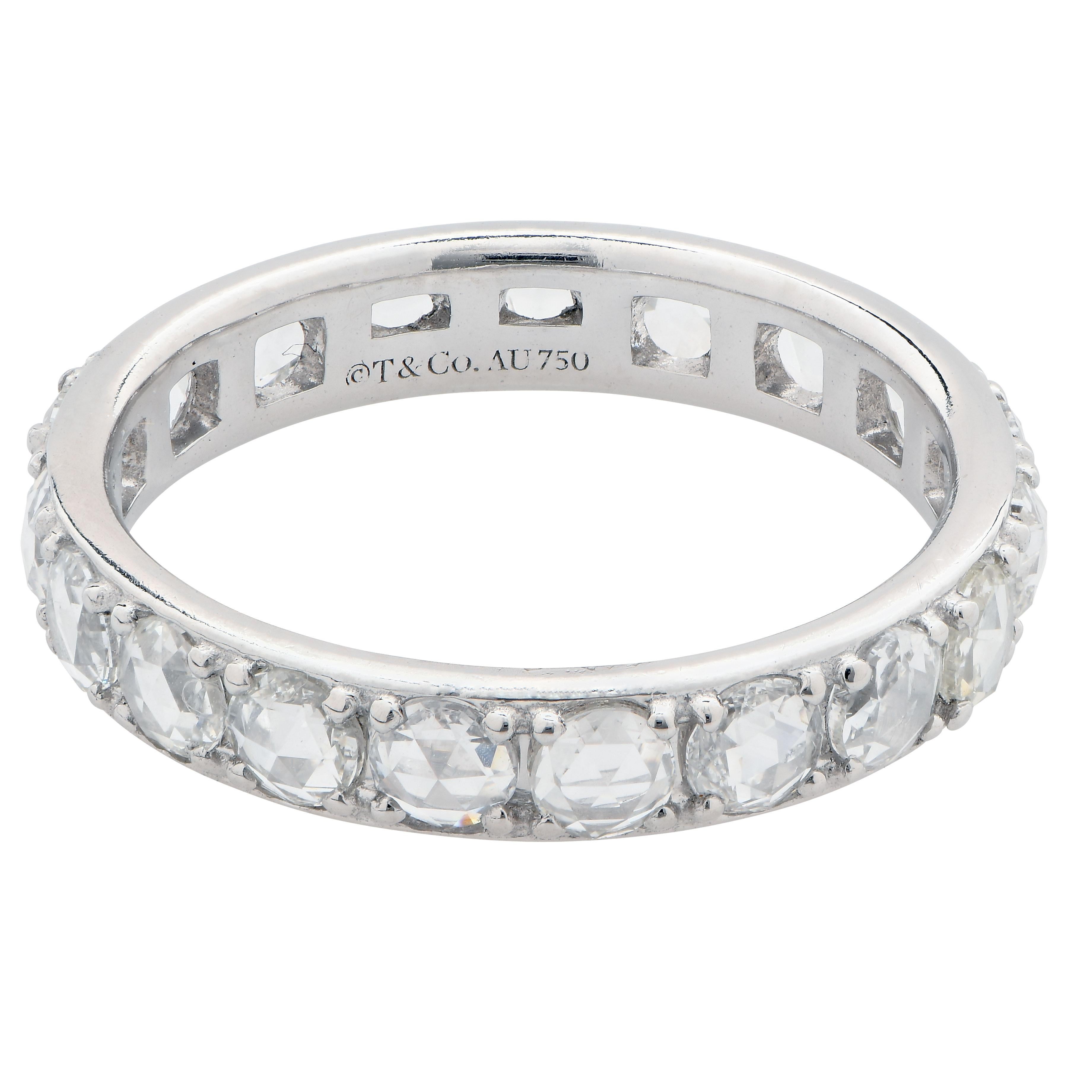 Anillo de diamantes Tiffany Metro en Excelente estado para la venta en Bay Harbor Islands, FL