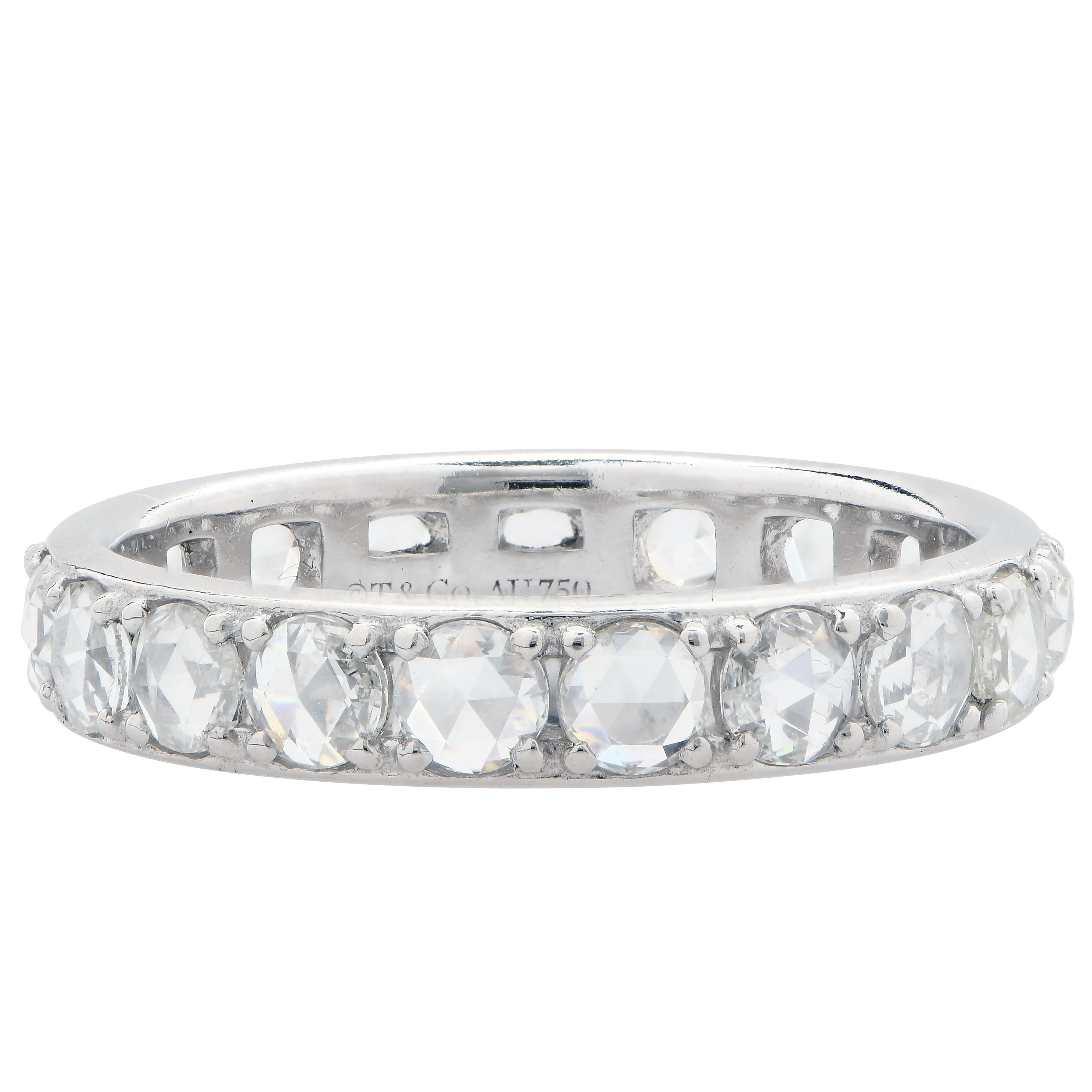 Anillo de diamantes Tiffany Metro en venta 1