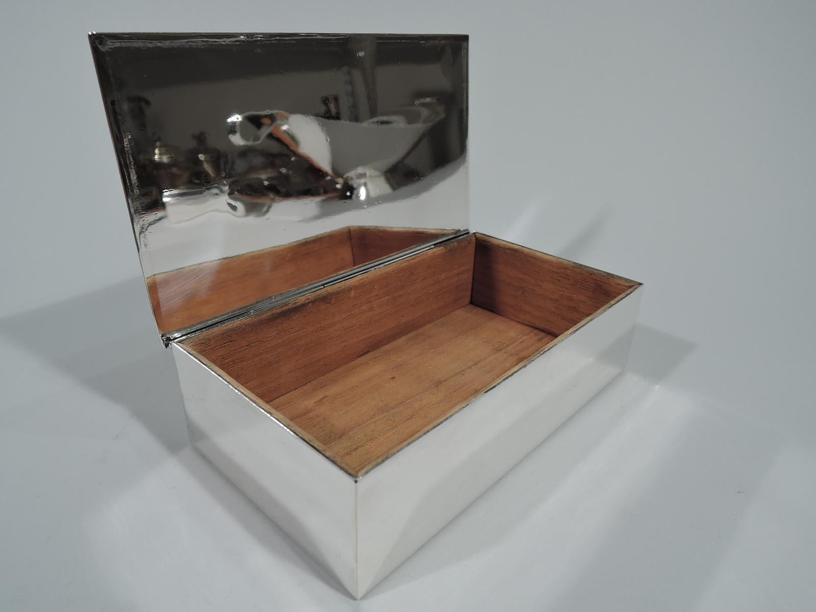 American Tiffany Mid-Century Modern Sterling Silver Box