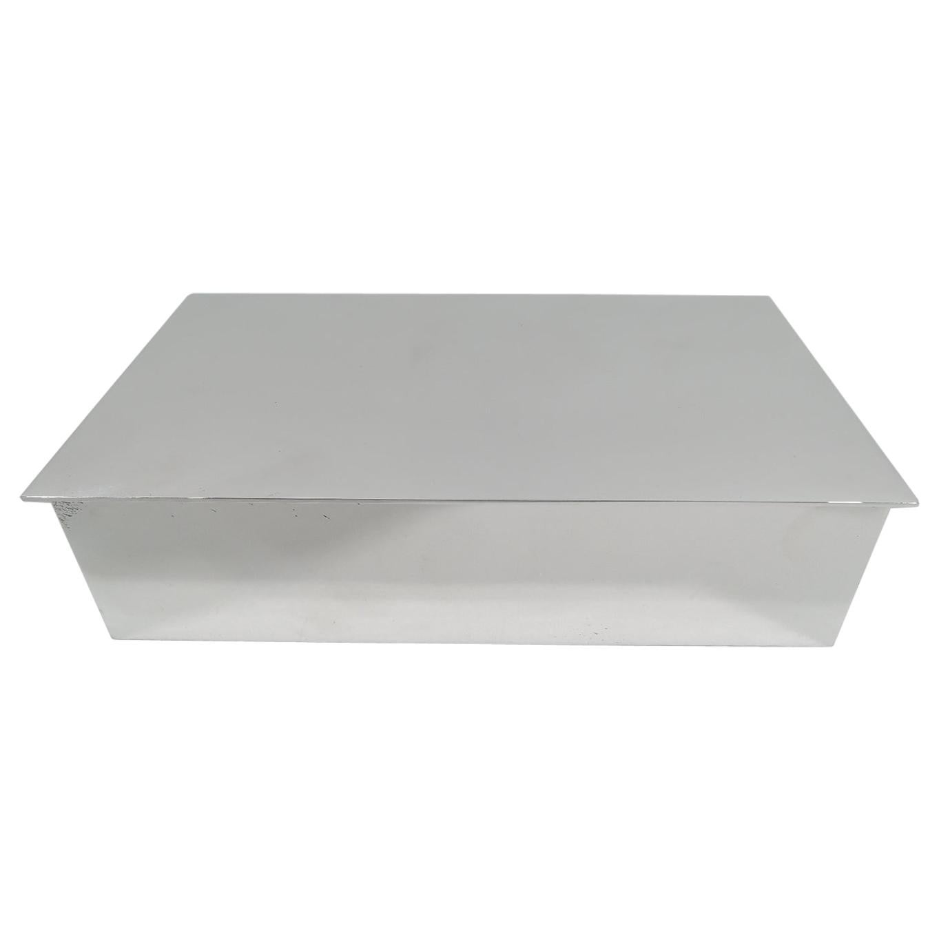 Tiffany Mid-Century Modern Sterling Silver Box