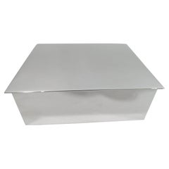 Tiffany Mid-Century Modern Sterling Silver Box