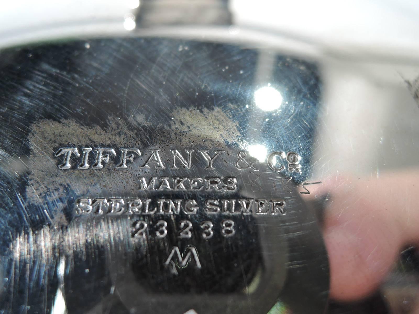 20th Century Tiffany Mid-Century Modern Sterling Silver Classic Palmette Bowl