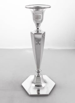 Tiffany Mid-century Sterling Candlesticks