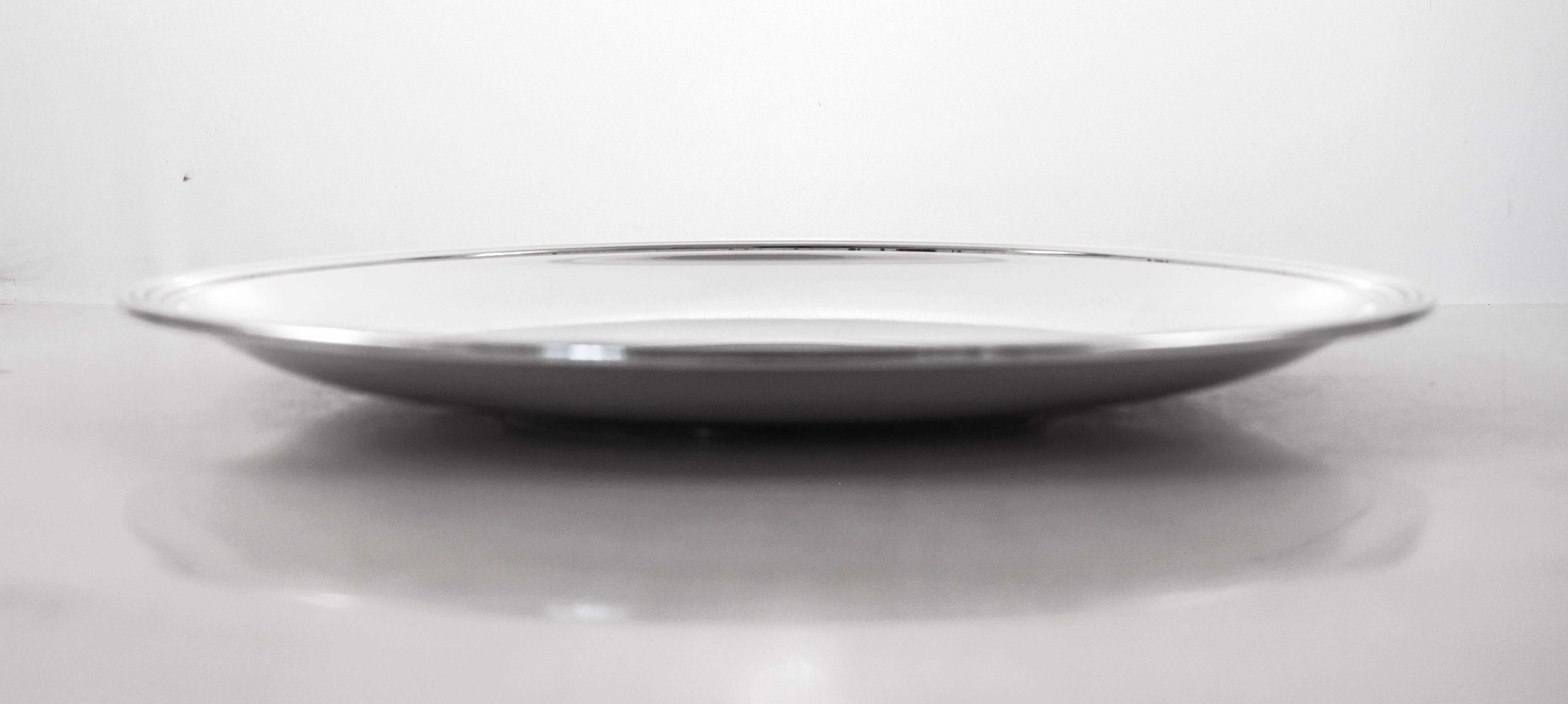 Tiffany & Co. Midcentury Sterling Dish In Excellent Condition For Sale In Brooklyn, NY