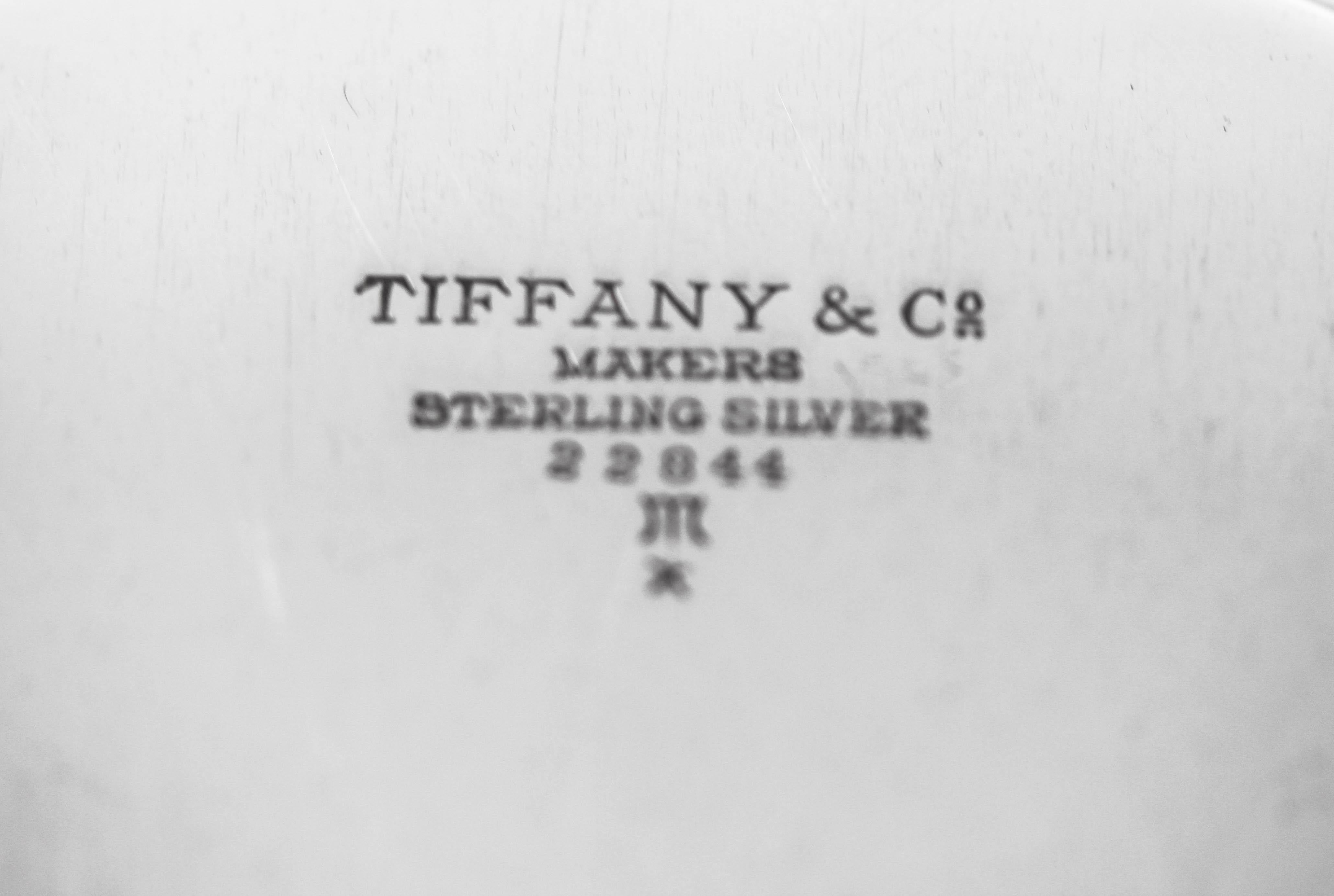 Tiffany & Co. Mid-Century Sterlingsilberschale (Mitte des 20. Jahrhunderts) im Angebot
