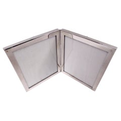 Tiffany Midcentury Modern Double Picture Frame for a Special Twosome