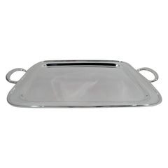 Tiffany Mid-Century Modern Large & Heavy Sterling Silver Tray