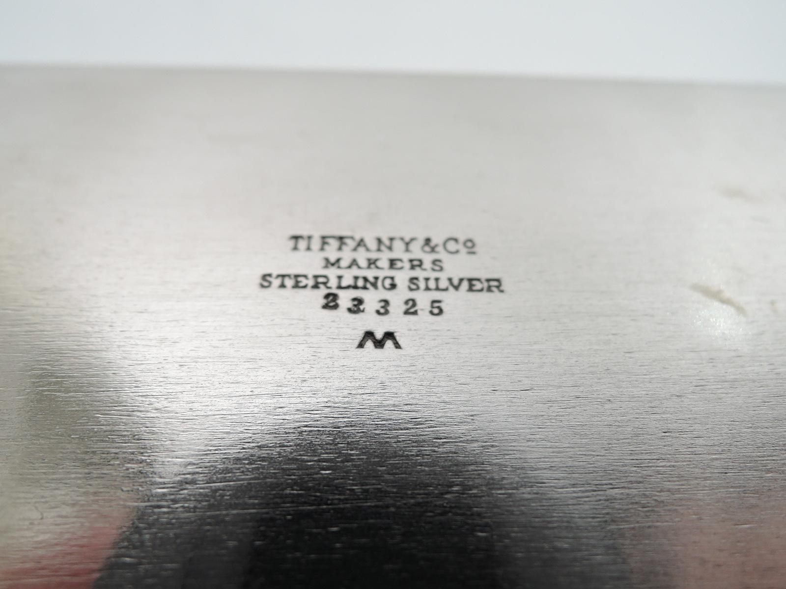 Tiffany Mid-Century Modern Sterling Silver Box In Excellent Condition In New York, NY