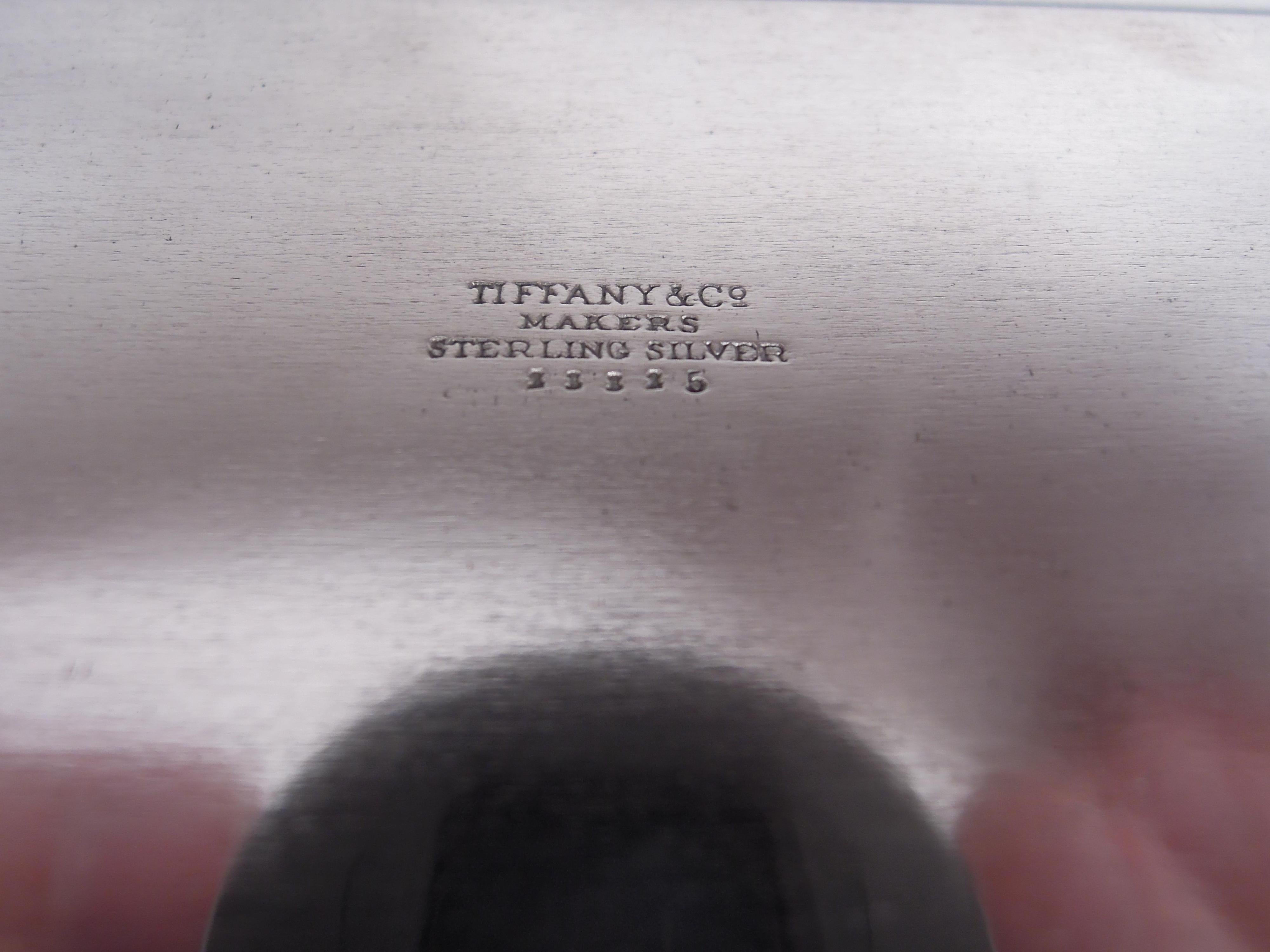 Boîte en argent sterling de Tiffany Midcentury Modernity en vente 2