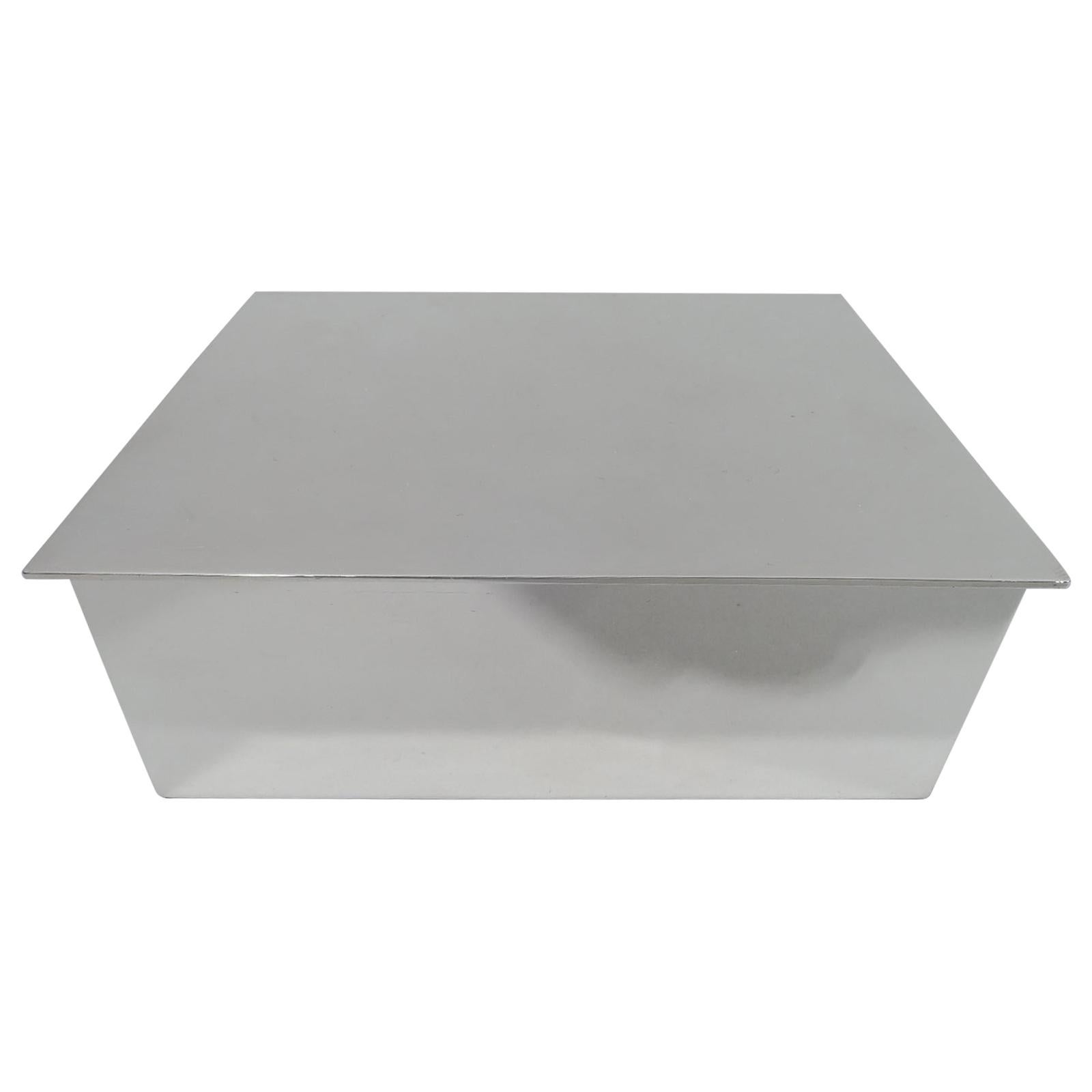 Tiffany Mid-Century Modern Sterling Silver Box