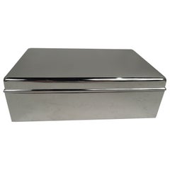 Boîte en argent sterling de Tiffany Midcentury Modernity