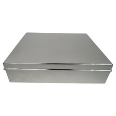 Tiffany Midcentury Modern Sterling Silber Box