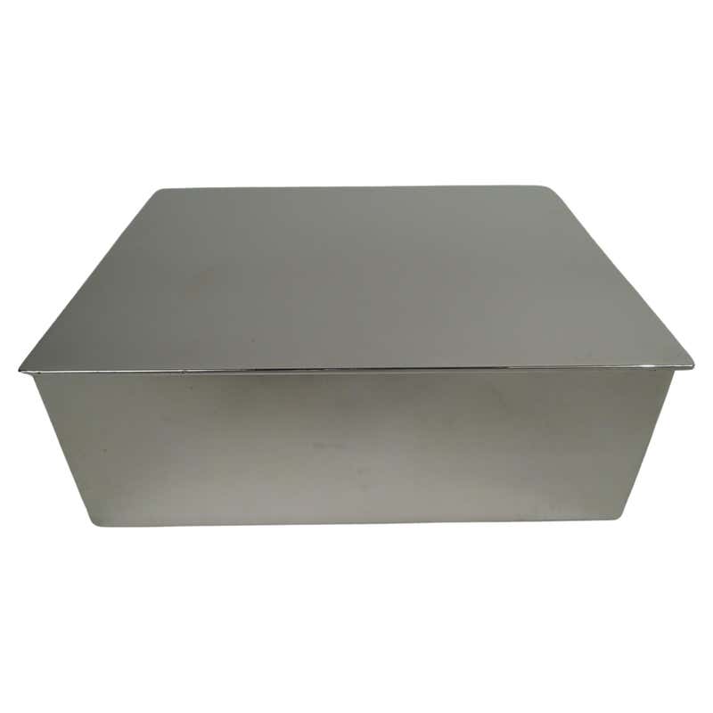 Sterling Silver Boxes - 691 For Sale at 1stDibs | pure silver box ...