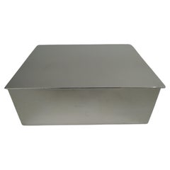 Tiffany Midcentury Modern Sterling Silver Box