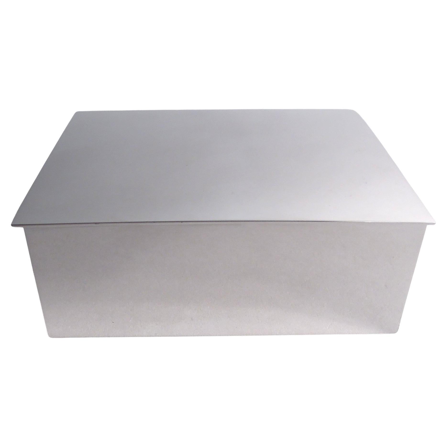 Tiffany Midcentury Modern Sterling Silver Box
