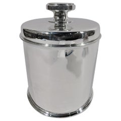 Tiffany & Co. Mid-Century Modern Sterling Silver Cigar Humidor