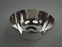 Tiffany Mid-Century Modern Sterling Silver Monteith Bowl