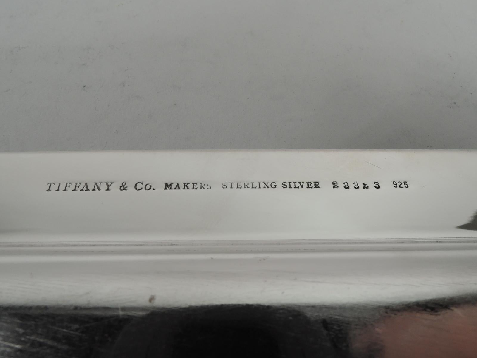 American Tiffany Midcentury Modern Sterling Silver Rectangular Tray