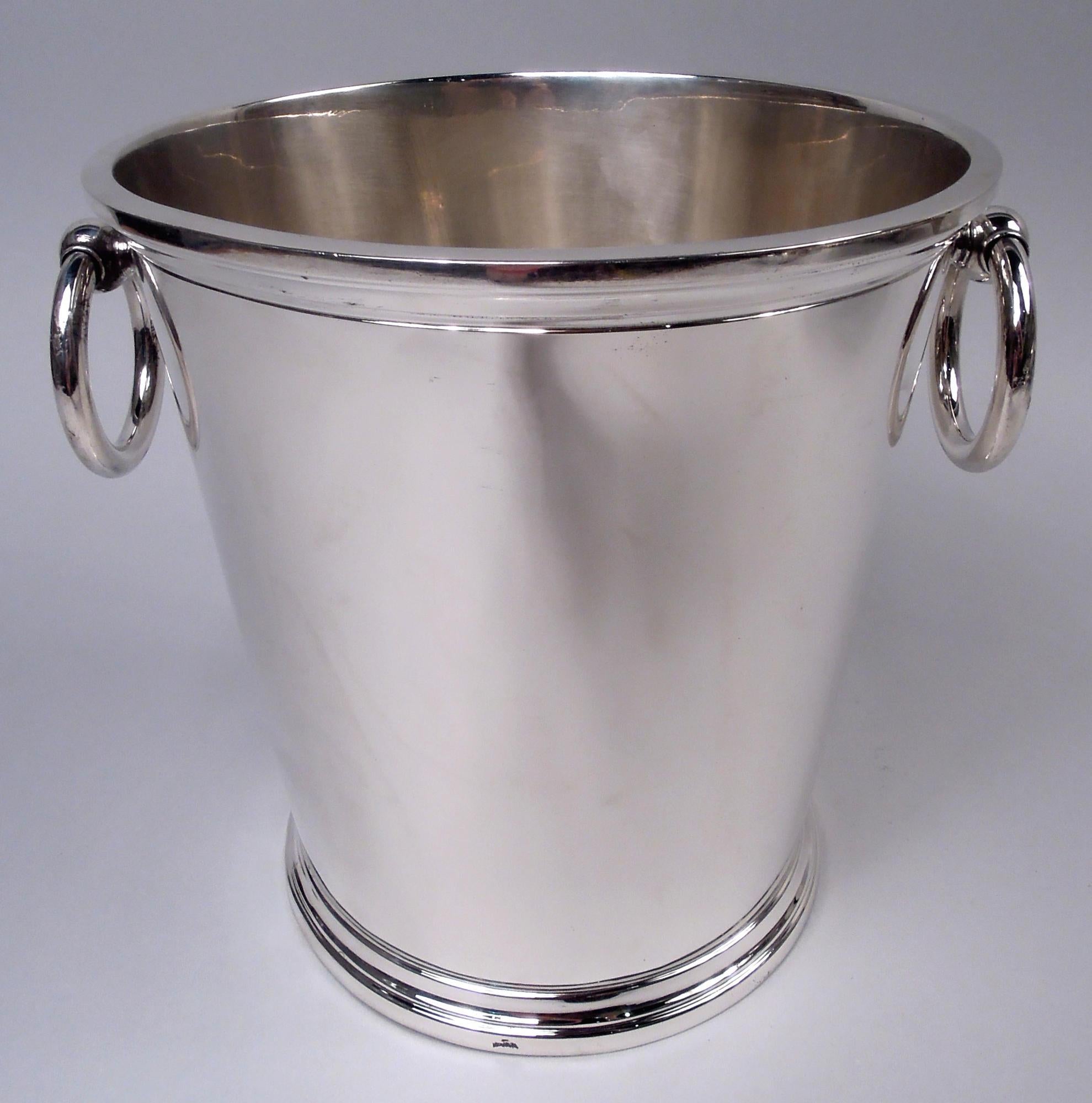 Tiffany Midcentury Modern Sterling Silver Weinkühler (Moderne der Mitte des Jahrhunderts) im Angebot