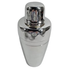 Retro Tiffany Midcentury Sterling Silver Classic Bullet Cocktail Shaker