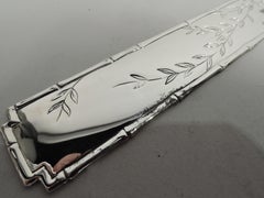 Tiffany Mixed Metal Japonesque Bamboo & Ladybug Bookmark