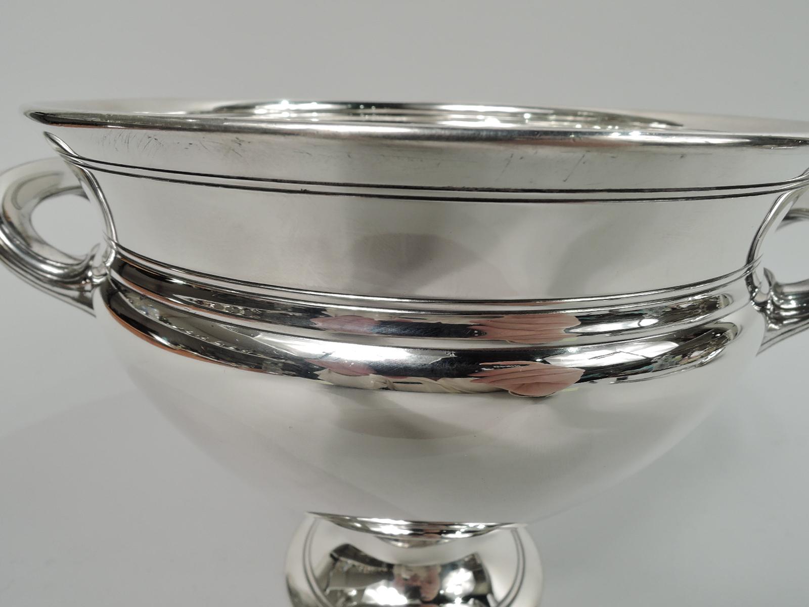Art Deco Tiffany Modern Classical Sterling Silver Bowl